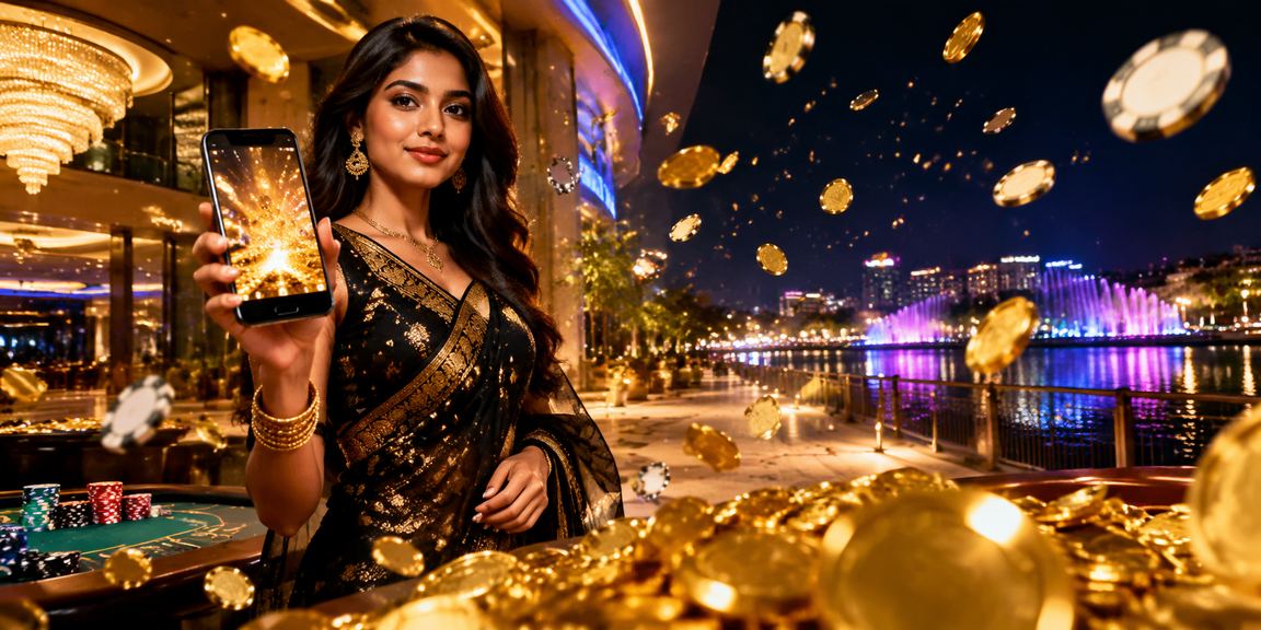 A Bangladeshi model using a casino app in Dhaka