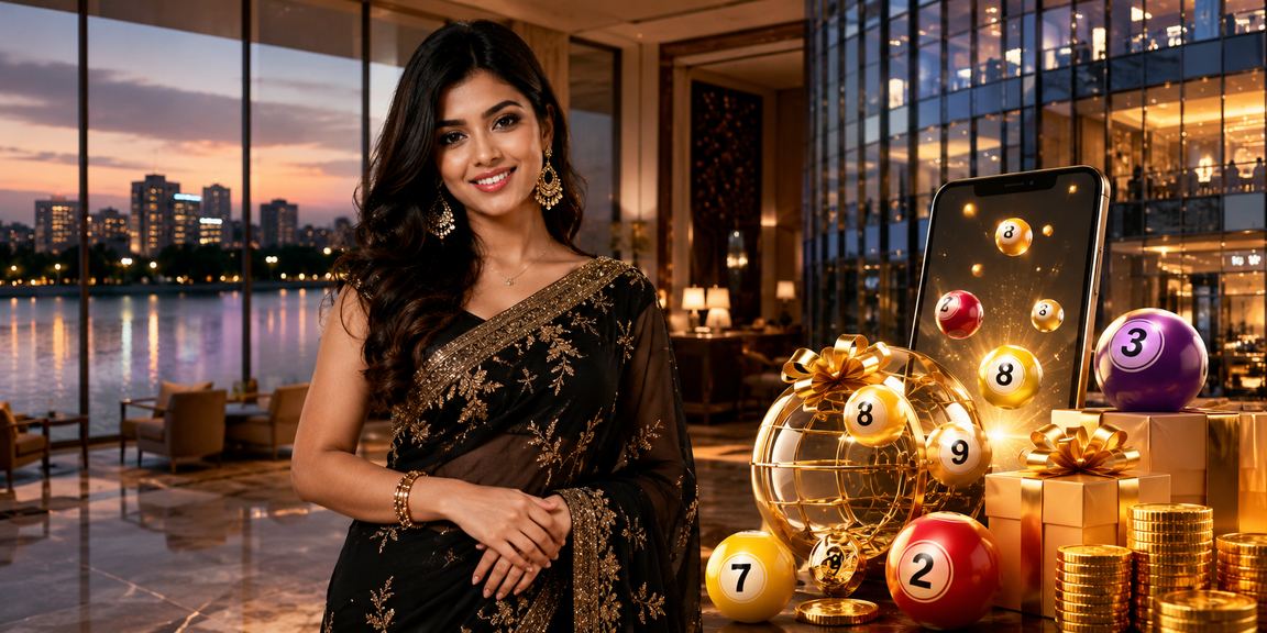 A Bangladeshi model enjoying lottery and betting in Dhaka