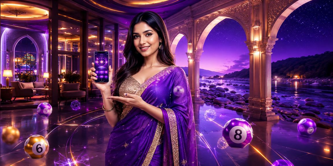 সিলেটে সমুদ্র সৈকতের পরিবেশে লটারি গেম উপভোগ করছেন একজন খেলোয়াড়